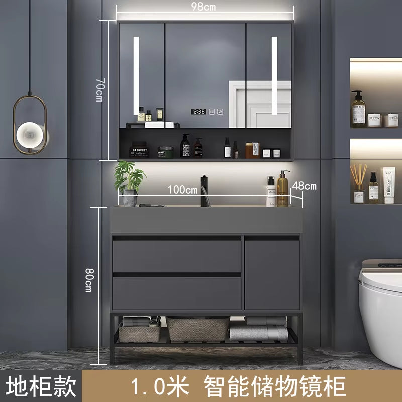 Furniture Luxury Multifunction Home Cabinets Bathroom Storage Narrow Cabinet Drawer Sink under Base Schrank Bathroom Furniture