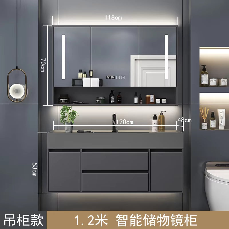 Furniture Luxury Multifunction Home Cabinets Bathroom Storage Narrow Cabinet Drawer Sink under Base Schrank Bathroom Furniture