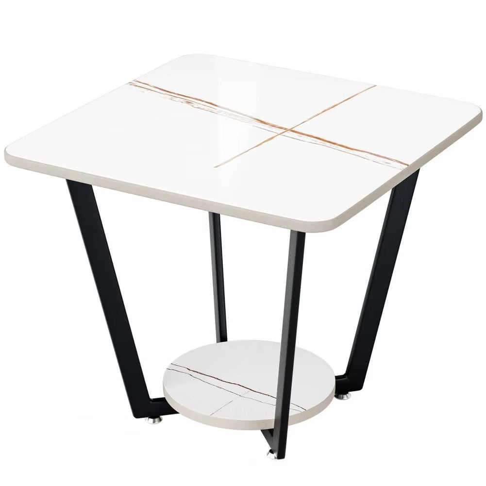 Outdoor Patio Bistro Furniture Coffee Table - for Gardens Outdoor Furniture, Backyard, Small Taverns and Balcony