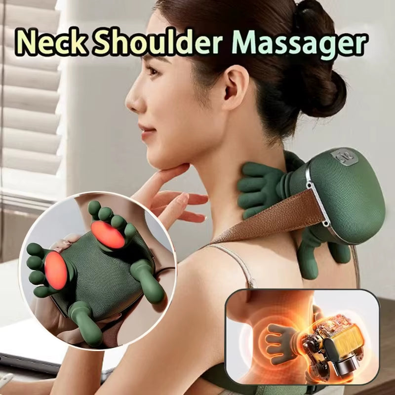 Original N7 Master Hand Shoulder Neck Massage Machine Trapezius Electric Cervical Neck Relax Massager Cervical Spine Massager
