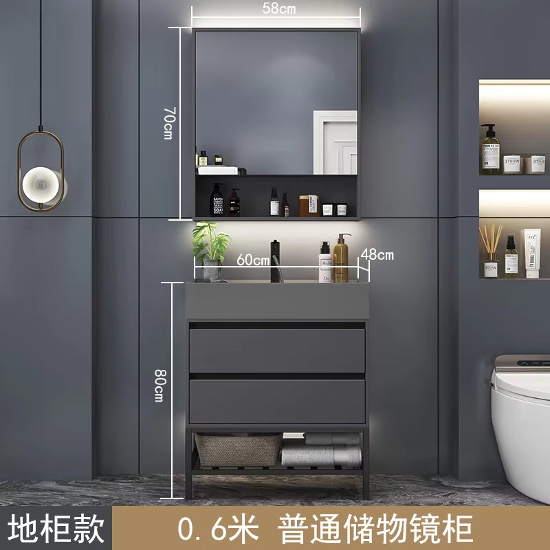 Furniture Luxury Multifunction Home Cabinets Bathroom Storage Narrow Cabinet Drawer Sink under Base Schrank Bathroom Furniture