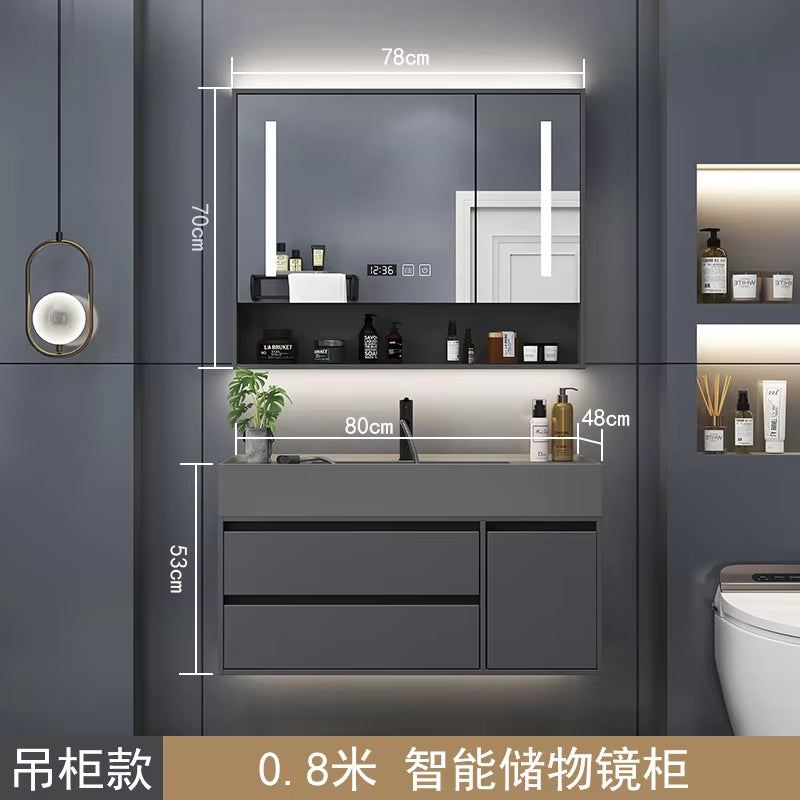 Furniture Luxury Multifunction Home Cabinets Bathroom Storage Narrow Cabinet Drawer Sink under Base Schrank Bathroom Furniture