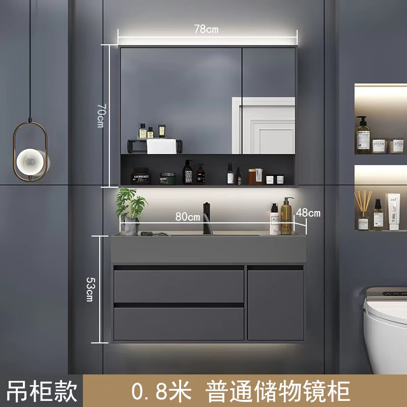 Furniture Luxury Multifunction Home Cabinets Bathroom Storage Narrow Cabinet Drawer Sink under Base Schrank Bathroom Furniture