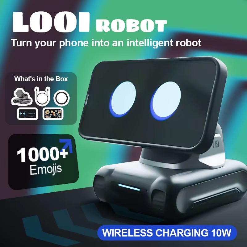Looi Mobile Phone Robot Chatgpt Large Model English Voice Dialogue Visual Recognition Interactive Smart Toy Gift
