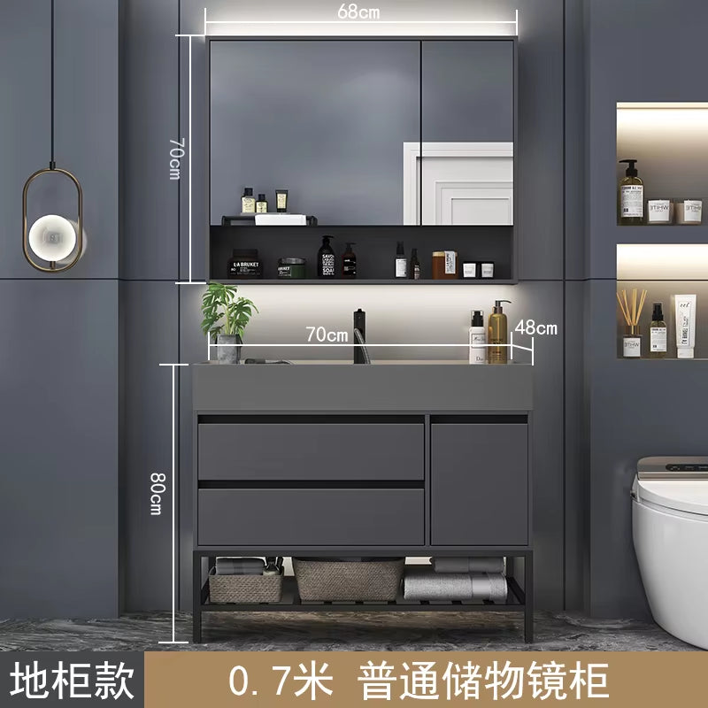 Furniture Luxury Multifunction Home Cabinets Bathroom Storage Narrow Cabinet Drawer Sink under Base Schrank Bathroom Furniture