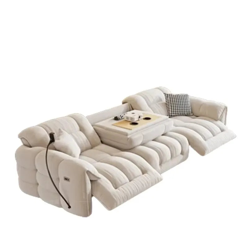 Italian Modern Luxury Loveseat Electric Recliner Sofa for Designer Apartments and Home Decor