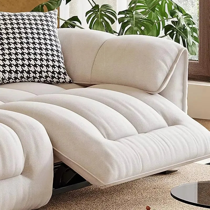Italian Modern Luxury Loveseat Electric Recliner Sofa for Designer Apartments and Home Decor