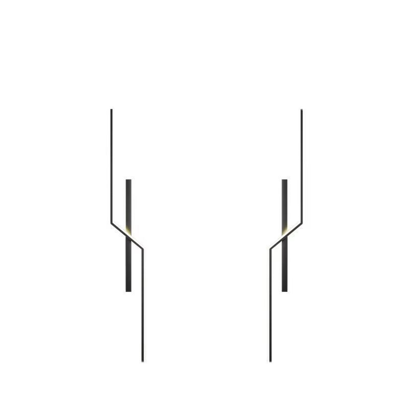 Modern Simple Indoor LED Strip Wall Lamp Creative Bedroom Bedside Living Room Grille TV Sofa Background Wall Lamp Lighting