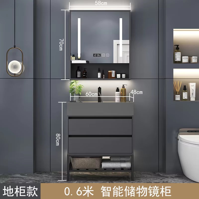 Furniture Luxury Multifunction Home Cabinets Bathroom Storage Narrow Cabinet Drawer Sink under Base Schrank Bathroom Furniture