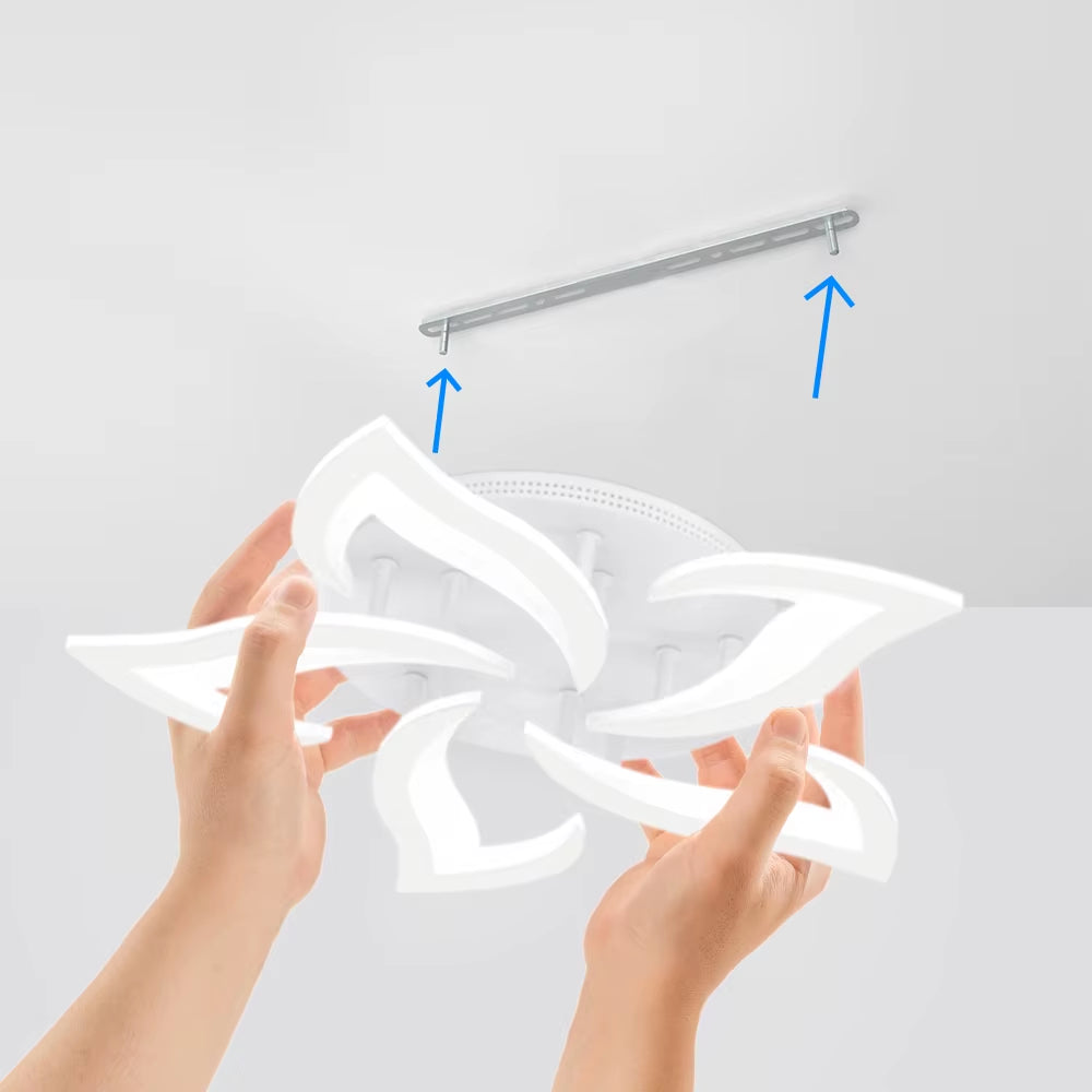 White Black Modern LED Pendant Lighting Living Room Study Lighting Interior Lighting Living Room Foyer Lighting Lightingfixtures