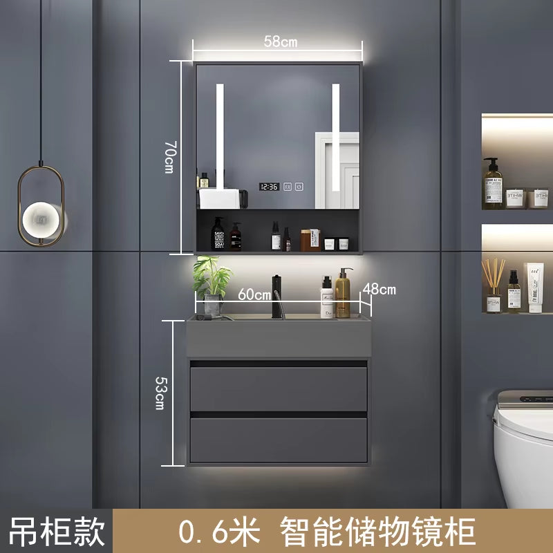 Furniture Luxury Multifunction Home Cabinets Bathroom Storage Narrow Cabinet Drawer Sink under Base Schrank Bathroom Furniture